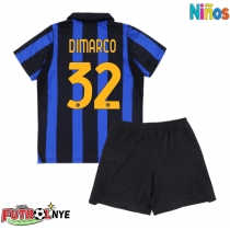 Camiseta Inter Milan Federico Dimarco #32 Primera Equipación para niños 2026-27 manga corta (+ pantalones cortos)